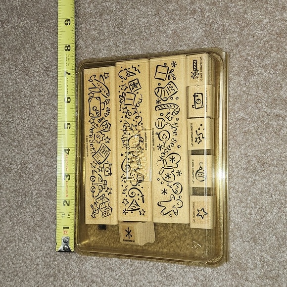 Retired Stampin Up! Border Buddies Stamp Set, Brand New! - Picture 2 of 3